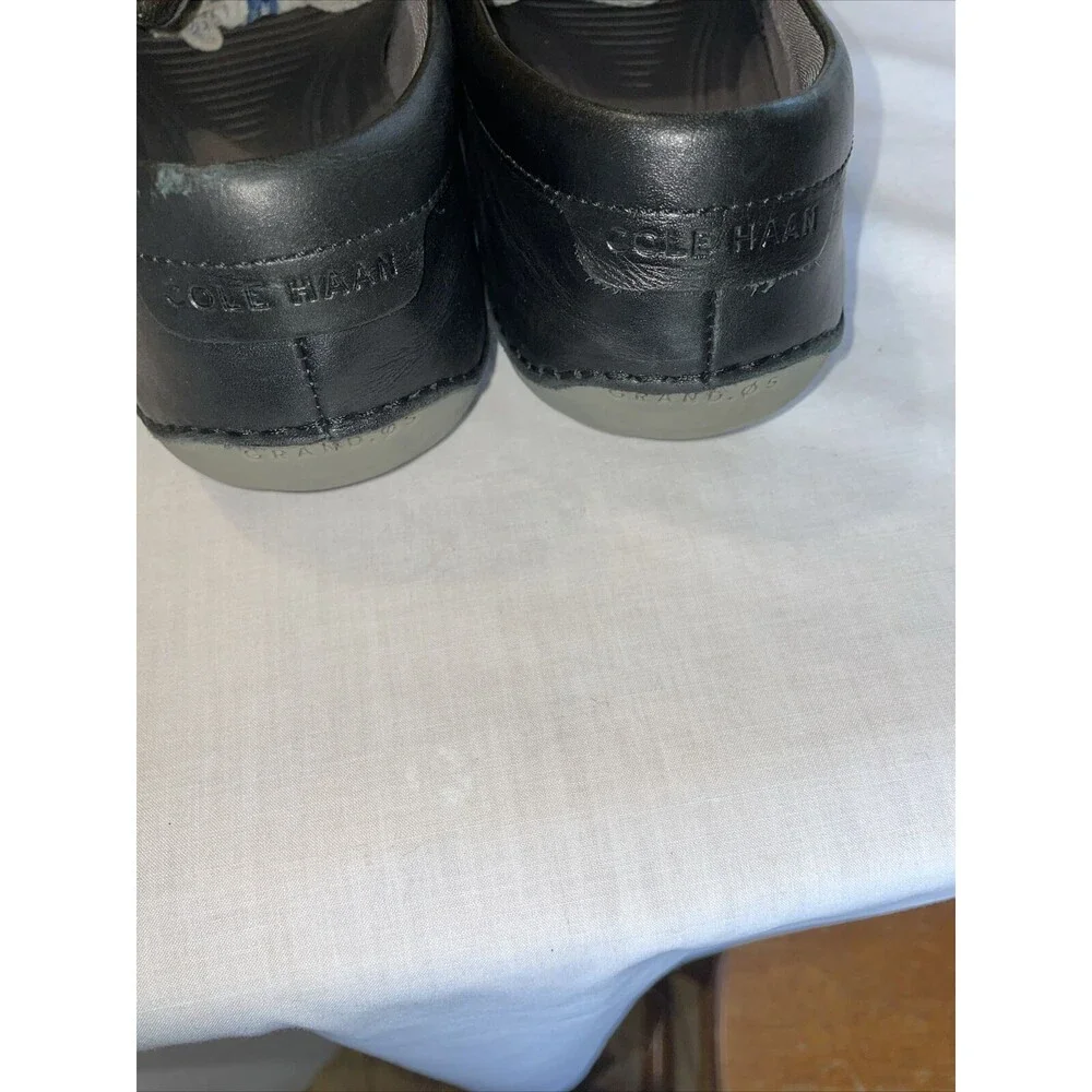 Cole Haan Grand O’s Driving Mocs Men’s Size 7 M Black Leather Motogrand Slip On